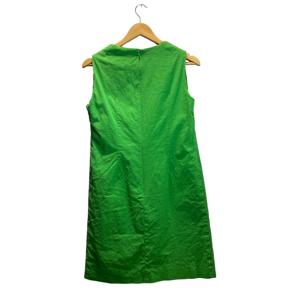 Missoni Linen Blend Green Mini Shift Dress Size 44/8 - Picture 6 of 9